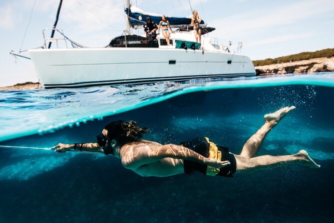 1-Catamaran tour to the Maddalena Archipelago from Cannigione - Spargi: The Main Swimming Stop