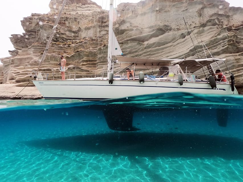 Adamantas: Full-Day Milos & Poliegos Boat Tour with Meals - Starting near Adamantas port