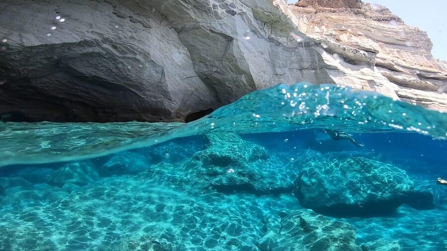 Adamantas: Full-Day Milos & Poliegos Boat Tour with Meals - Kleftiko Caves, the day’s big finish
