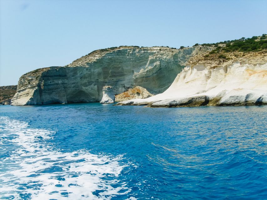 Adamas: Kleftiko Sailing Day Trip with Snorkeling and Lunch - Cape Vani and the volcanic west coast