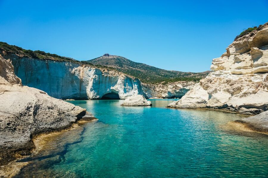 Adamas: Kleftiko Sailing Day Trip with Snorkeling and Lunch - Agios Dimitrios provides a final swim