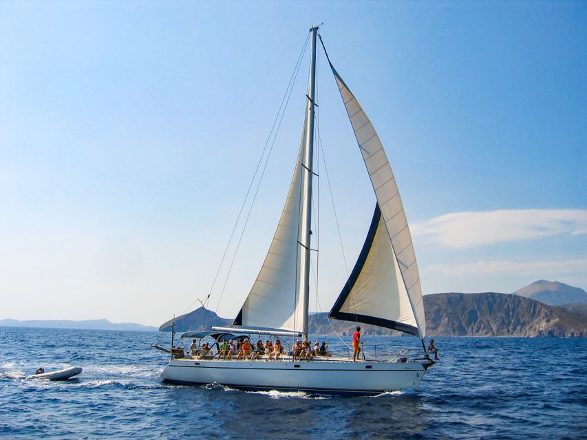 Adamas: Milos & Polyaigos Full-Day Sailboat Tour with Lunch - What the $147 price really includes