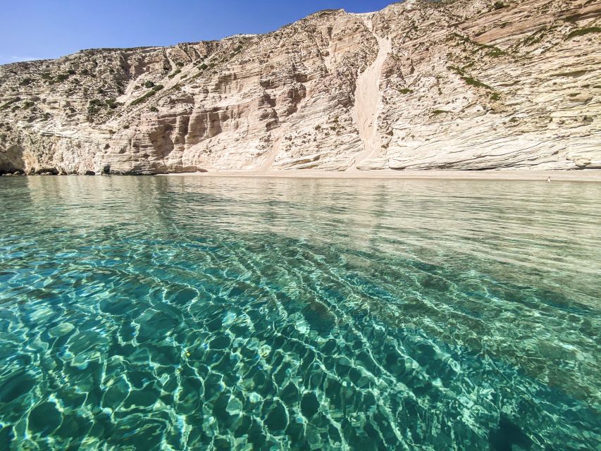 Adamas: Milos & Polyaigos Full-Day Sailboat Tour with Lunch - Thiorichia and the eastern coast