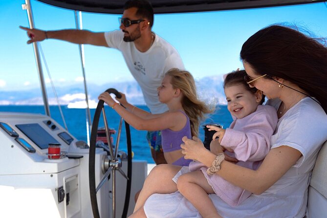 Ag.Nikolaos: Catamaran Trip with Sushi, Drinks, & Water Toys - Mirabello Bay: The Best Part of the Day