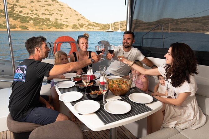 Ag.Nikolaos: Catamaran Trip with Sushi, Drinks, & Water Toys - What the Catamaran Feels Like Onboard