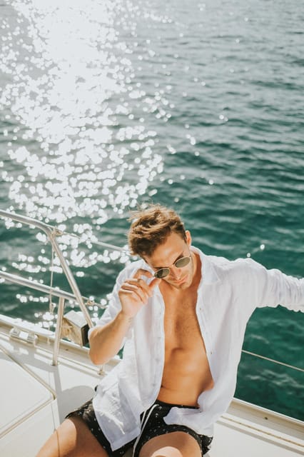 Agios Nikolaos: Golden Hour Sailboat Tour with Wine & Snacks - Leaving Agios Nikolaos for Mirabello Bay