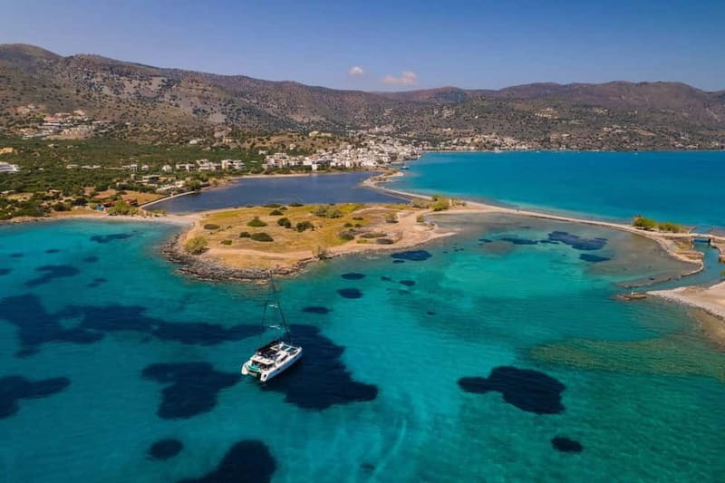 Agios Nikolaos: Sailing Trip Catamaran Lunch and Water Toys - Mediterranean lunch and drinks onboard