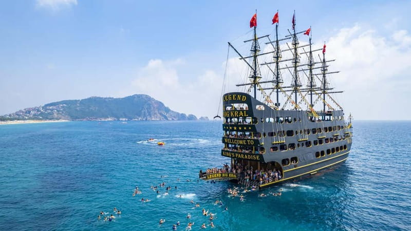 Alanya: All Inclusive Luxury Boat Trip & Free Time in Alanya - The Three Caves and the Cliff Jump