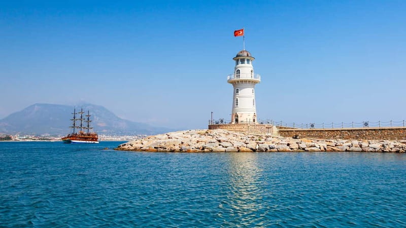 Alanya: Catamaran Boat Trip with Swimming Stops incl Lunch - Swimming Near Cleopatra Beach