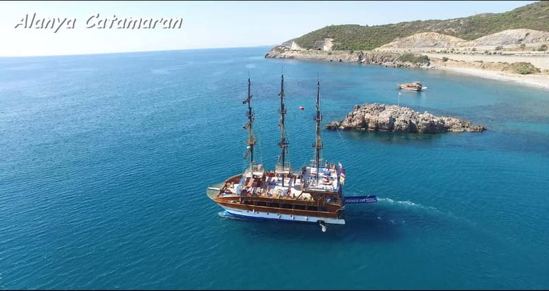 Alanya: Catamaran Boat Trip with Swimming Stops incl Lunch - Lunch at the New Marina