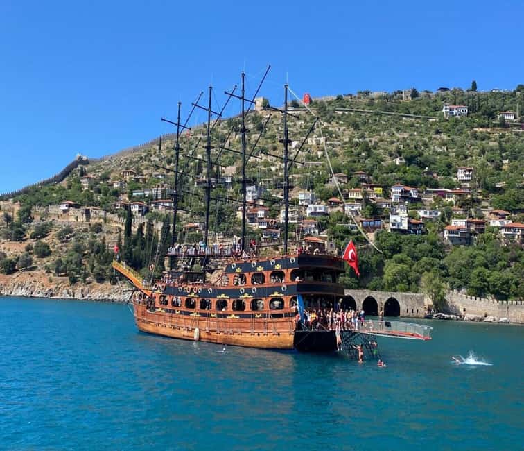Alanya: Luxury Pirate Boat with Lunch & Unlimited Drinks - Key points to know before you book