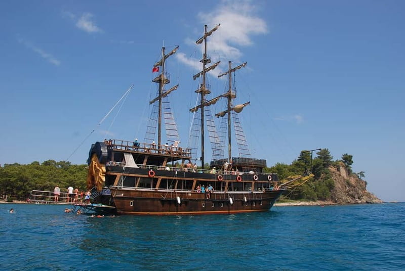 Alanya: Party Pirate Boat Trip w/Meal, Drinks, Pickup Option - At a glance