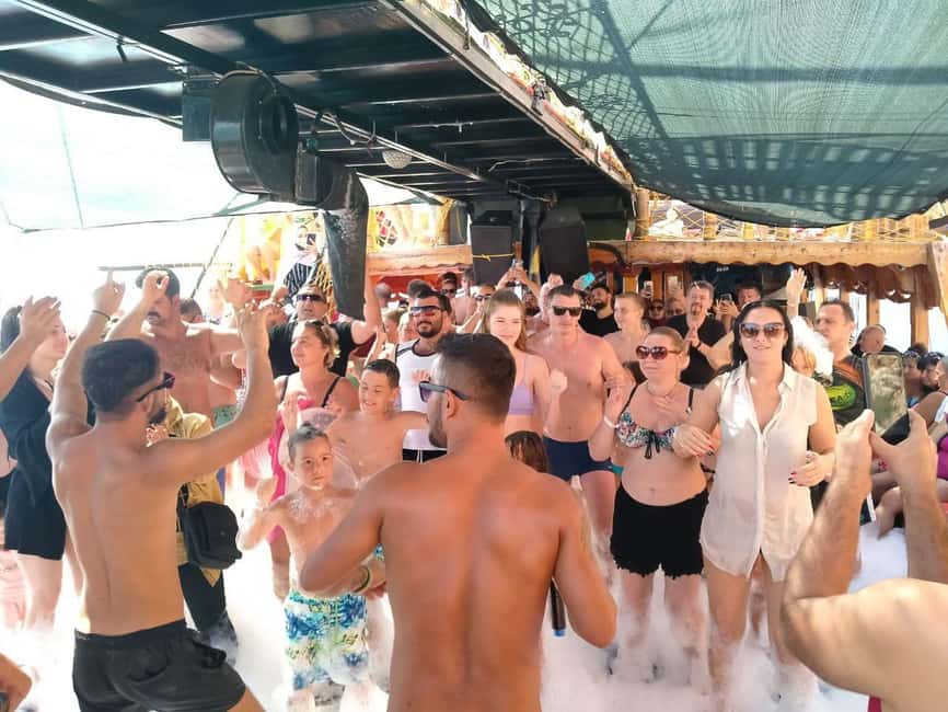 Alanya Pirate Boat: Lunch, Disco & Foam Party Included - Transfers from Alanya’s resort areas