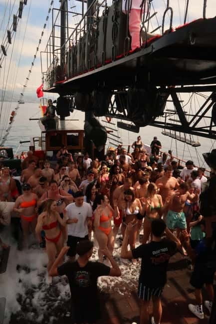 Alanya: Pirate Boat Party with Foam, Disco, Lunch & Drinks - Timing, weather, and small practical details