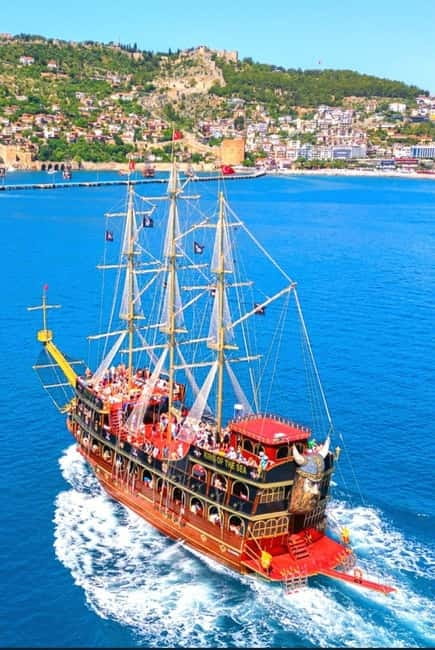 Alanya: Pirate Boat Tour with Food and Drinks - Key points to know before booking