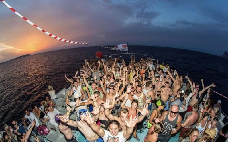 Alanya Pirate Sunset Cruise w/ Foam Party & Optional Drinks - Passing the castle, caves, and Cleopatra Beach