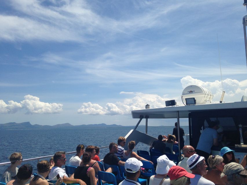 Alcudia: Boat Trip to Cap de Formentor and Formentor - Leaving Port Alcudia for Mallorca’s north coast