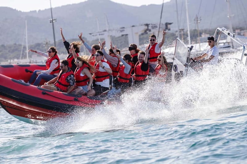 Alcudia: Sightseeing, Sea Caves & Snorkel Speedboat Tour - Aucanada: The First Coastal Glimpse