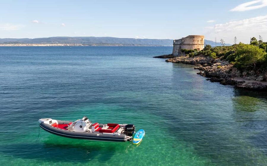 Alghero: boat tour, snorkelling, sup - Cala Dragunara and the best break of the trip