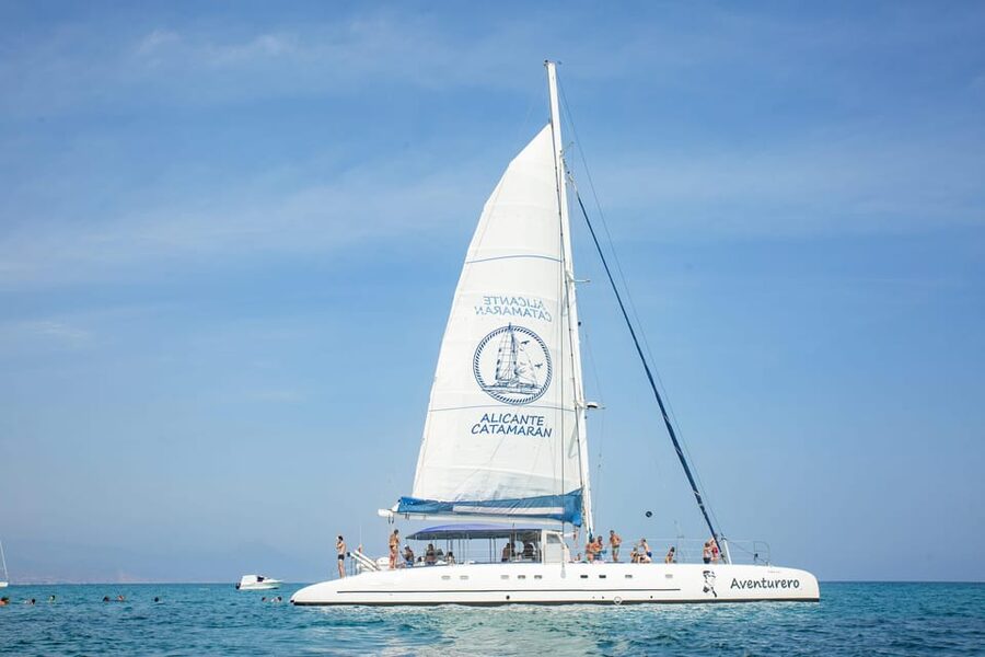 Alicante: 3-Hour Coastal Catamaran Cruise - Leaving Alicante from the marina