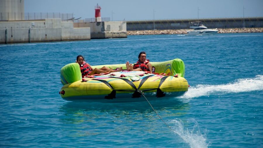 Alicante: Boat Powered Crazy Sofa Ride - Safety Gear, Languages, And Comfort