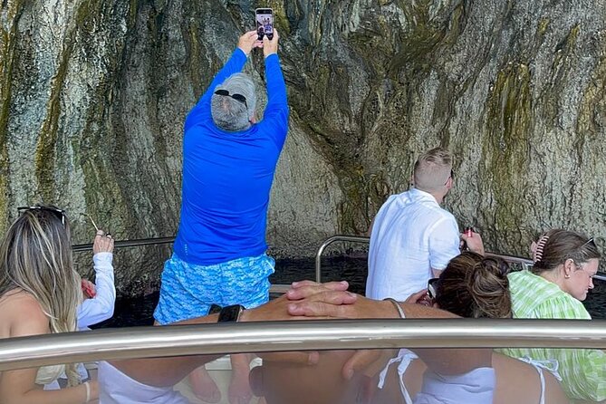 All-Inclusive Capri Boat Tour with City Visit from Positano - The western coves and Punta Carena