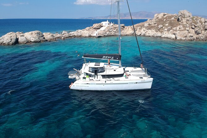 All-Inclusive Catamaran Day Cruise - A Greek lunch served at sea