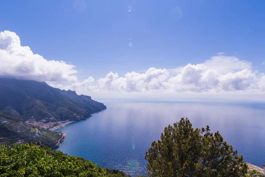 Amalfi, Positano & Ravello: Boat Tour from Sorrento - Ravello by minivan, with one hour at Villa Rufolo