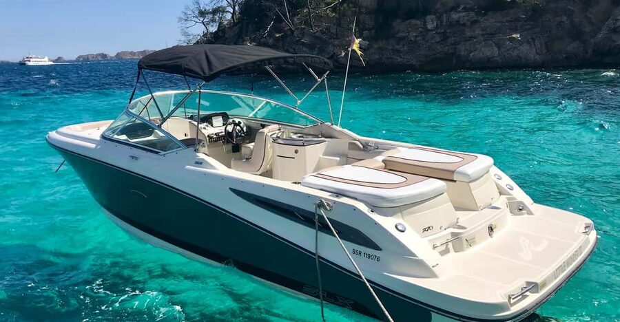 Andratx: South Mallorca Coastal Boat Tour with Snorkeling - Cruising toward Dragonera Island