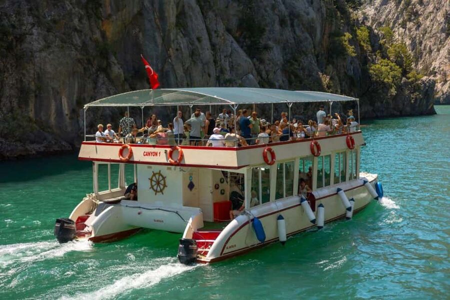 Antalya/Alanya: Green Canyon With Boat&Lunch - Fishing, Swimming, and Snorkeling on the Green Canyon