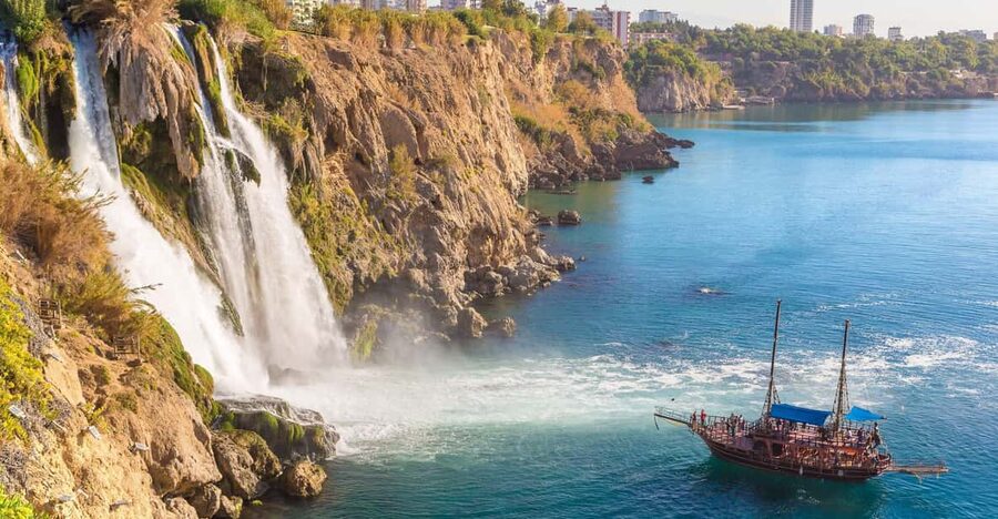 Antalya: Beach & Waterfalls Boat Trip w/ Lunch & Soft Drinks - Getting from your hotel to the Antalya coast