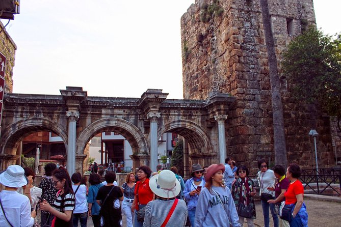 Antalya: City Tour with Boat Trip, Old Town & Waterfalls - Hadrian’s Gate and Kaleici’s narrow streets