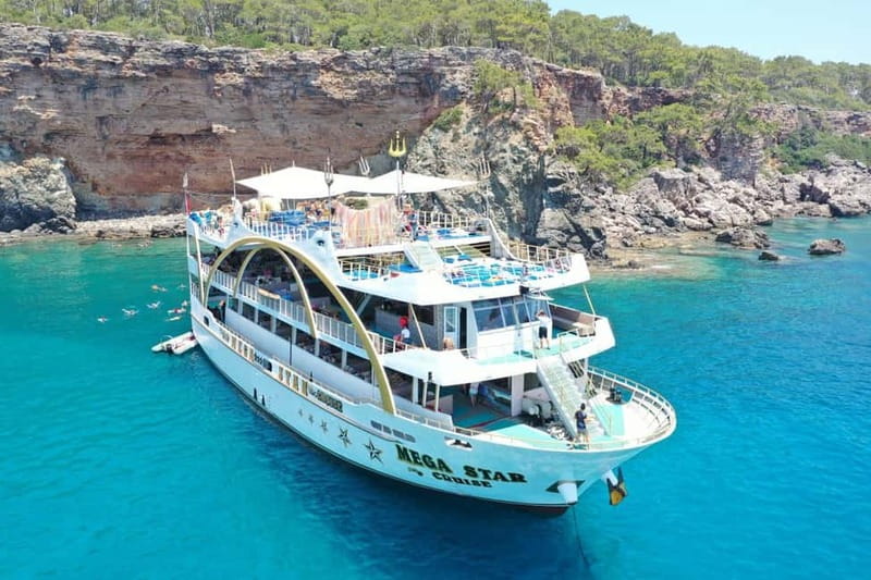 Antalya/Kemer Megastar Boat Trip w/Lunch & Hotel Pickup - Hotel pickup from Antalya or Kemer