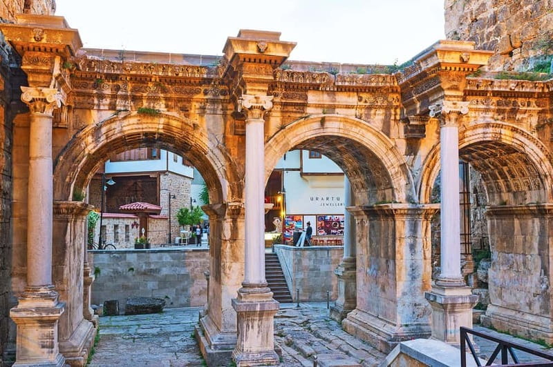 Antalya: Old City Tour w/Boat Trip, Cable Car & Waterfalls - Lower Düden, where the river meets the sea
