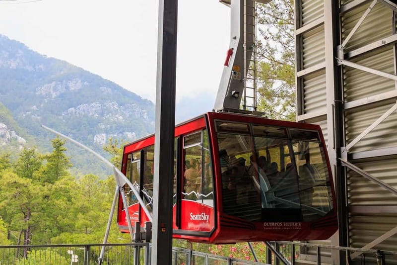 Antalya: Old City Tour w/Boat Trip, Cable Car & Waterfalls - Olympos Cable Car: Antalya from 2,365 meters