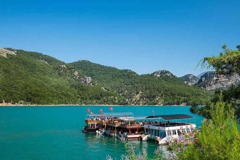 Antalya/Side: Green Canyon Day Trip with Boat Tour and Lunch - Setting out on the catamaran
