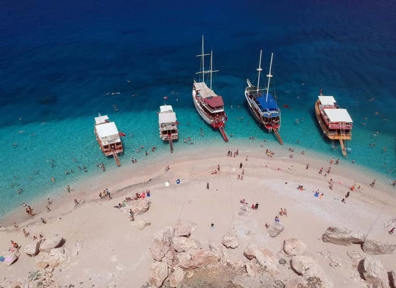 Antalya: Suluada Island Boat Trip with Lunch & Hotel Pickup - From Antalya hotels to Adrasan harbour