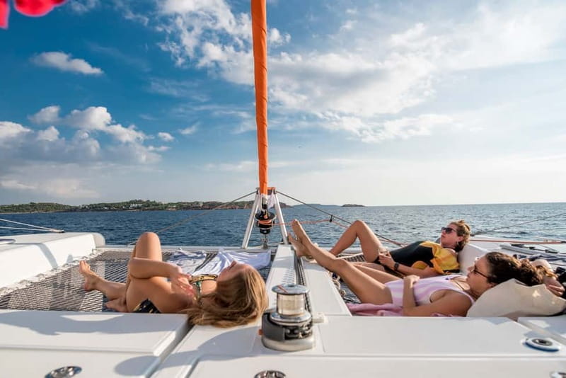 Athens: Half-Day Morning Catamaran Cruise with Meal & Drinks - Swimming and snorkeling in the Aegean
