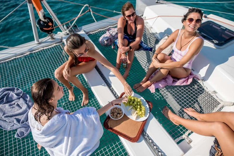 Athens: Half-Day Morning Catamaran Cruise with Meal & Drinks - Setting out on a modern catamaran