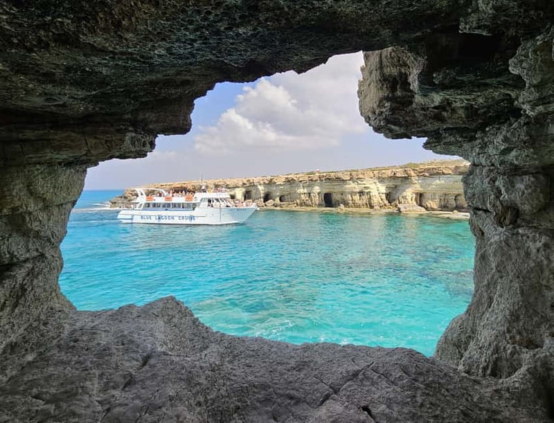 Ayia Napa: Blue Lagoon & Turtle Cruise with Optional Lunch - The Blue Lagoon Swim Stop