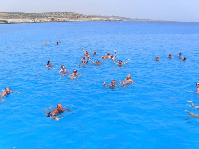 Ayia Napa: Lazy Day Cruise, Turtle Cove, Blue Lagoon & Lunch - Coastline views toward Protaras
