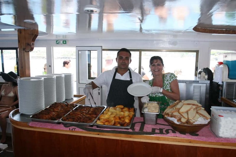 Ayia Napa: Lazy Day Cruise, Turtle Cove, Blue Lagoon & Lunch - Lunch onboard after the morning swim
