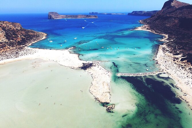 Balos & Gramvousa Luxury Catamaran Sailing Cruise from Kissamos - Balos Lagoon: beautiful water and a swimming arrival