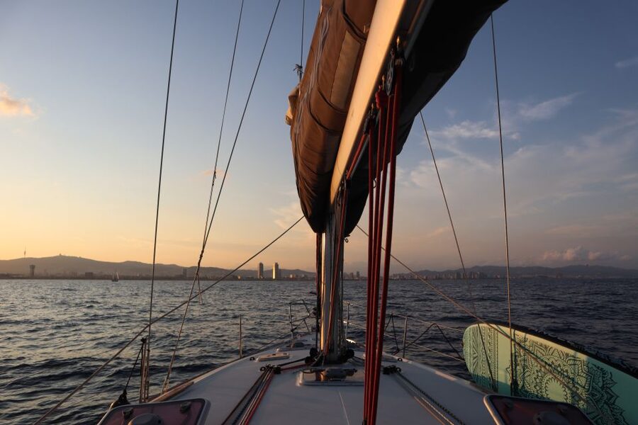 Barcelona: 2-Hour Sailboat Tour with Paddle Boarding - My call: book it if you want city views with time to play