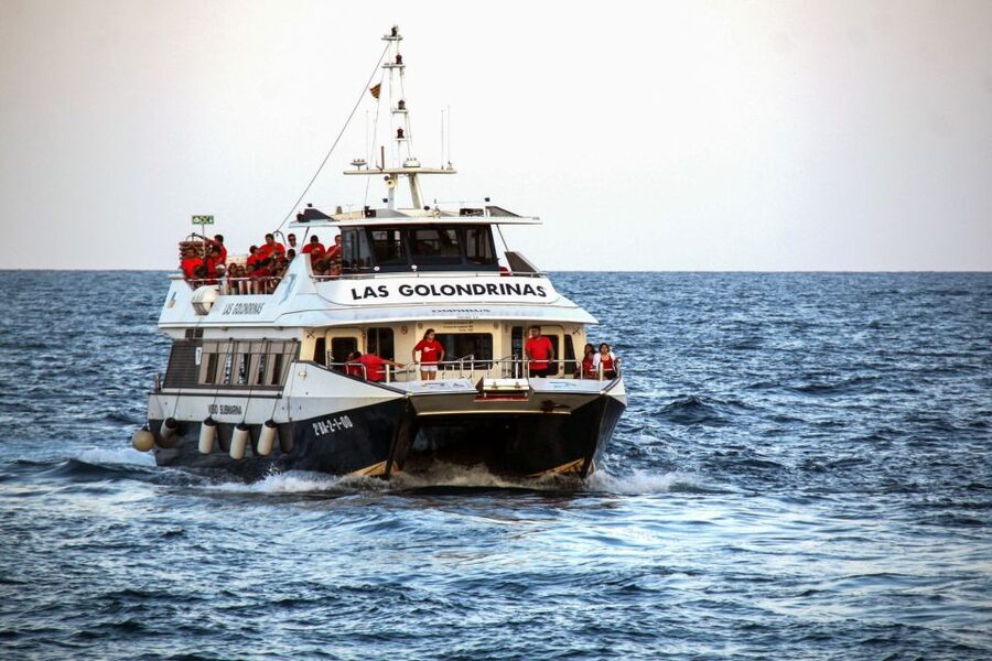 Barcelona: Boat Tour in Las Golondrinas - The upper deck is the best seat, with a few limits
