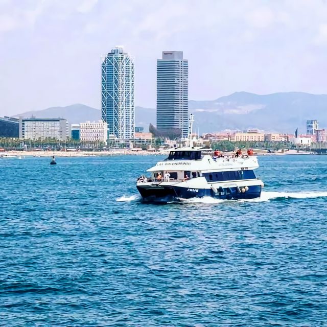 Barcelona: Boat Tour in Las Golondrinas - Starting at Portal de la Pau beneath Colón