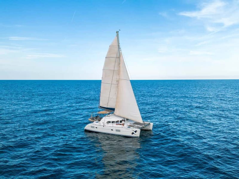 Barcelona: Catamaran Cruise w/ Sailing, Wine, & Tapa - Key things to know before you book