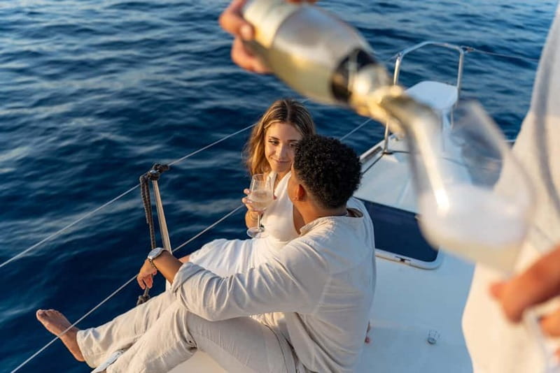Barcelona: Catamaran Cruise w/ Sailing, Wine, & Tapa - Leaving Port Vell for the open coast
