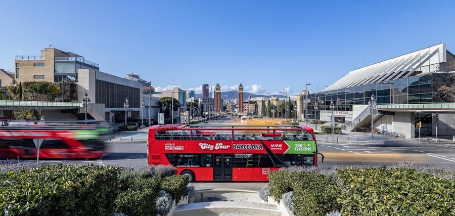 Barcelona: Hop-On Hop-Off Bus with Sailing Cruise - The orange route: Montjuïc, museums, and FC Barcelona