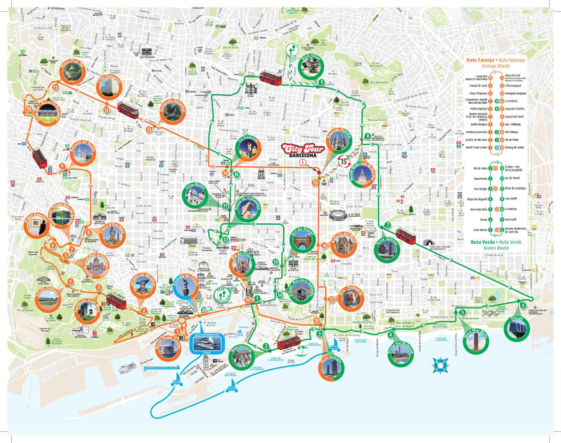 Barcelona: Hop-On Hop-Off Bus with Sailing Cruise - A better plan for two days